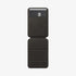 AMP02835 - Universal Card Holder Smart Fold in gunmetal showing the front attached to the back of a device